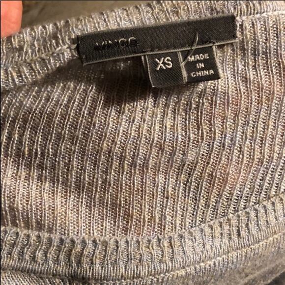 Vince XS Pastel Drop Shoulder Knit Circle Neck Top - Picture 11 of 16